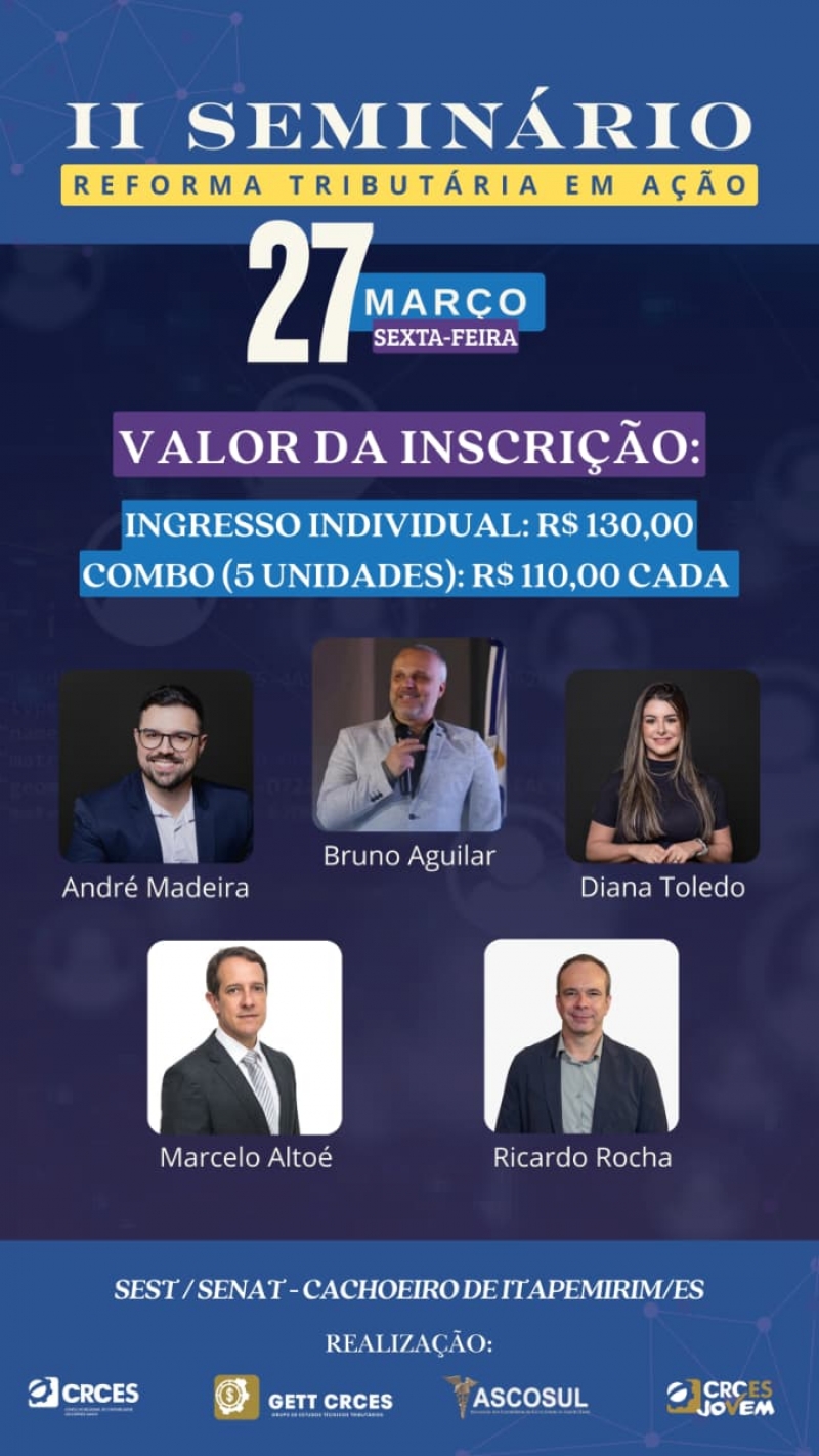 II Seminário Reforma Tributária em Ação - CRC Jovem