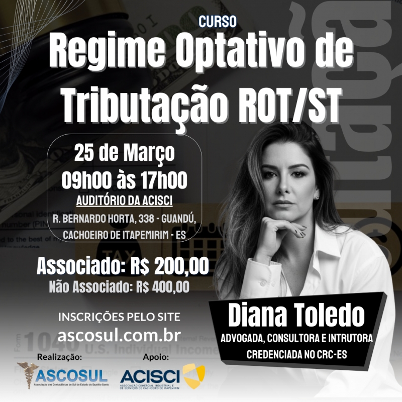 Regime Optativo de Tributação ROT/ST