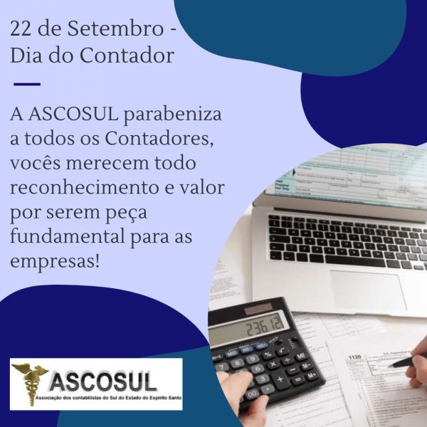 22 DE SETEMBRO - DIA DO CONTADOR